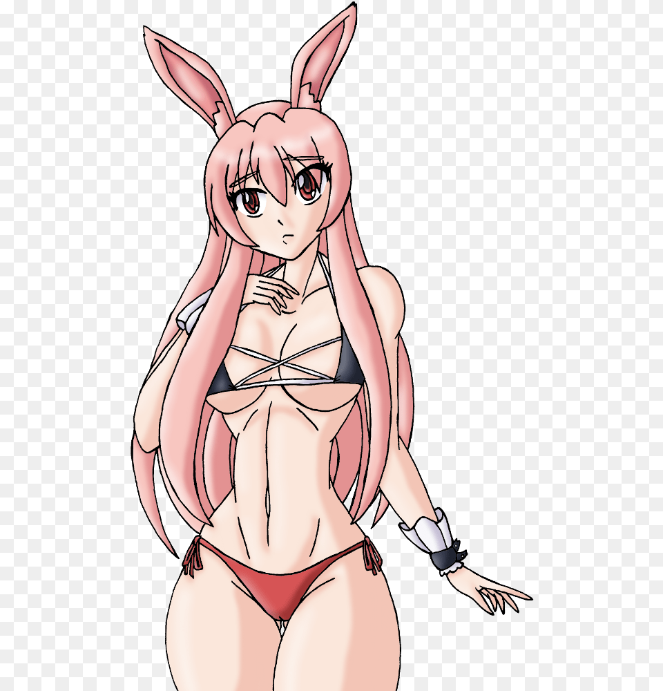 Rabbit Girl Anime Bikini Image Anime Bikini Girl, Book, Publication, Comics, Adult Png