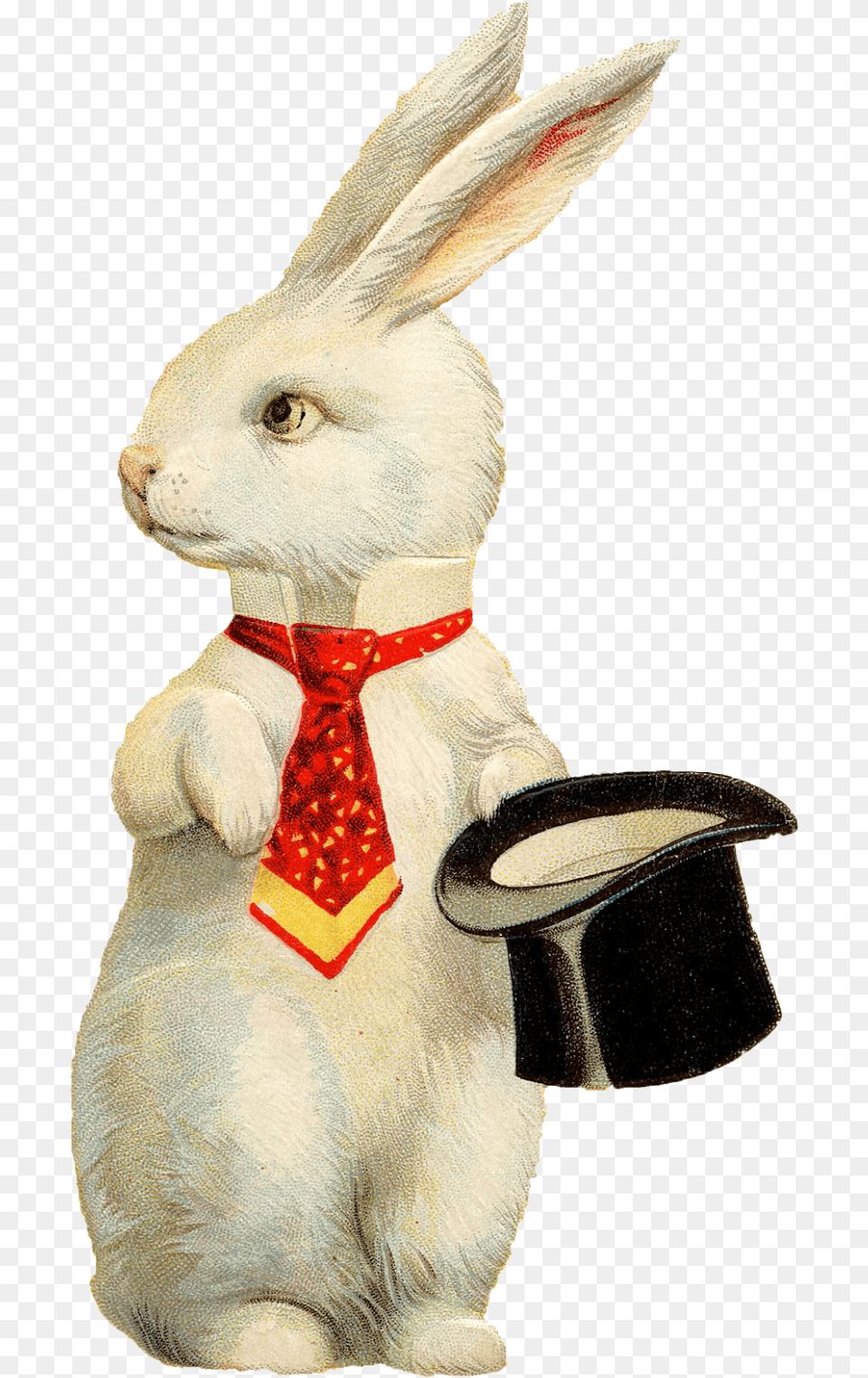Rabbit Hat Background Image Easter Bunny Top Hat, Accessories, Formal Wear, Tie, Animal Png
