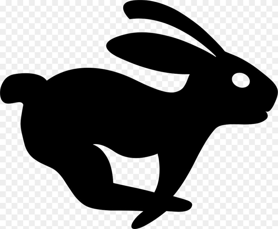 Rabbit Icon Download, Stencil, Animal, Fish, Sea Life Free Png