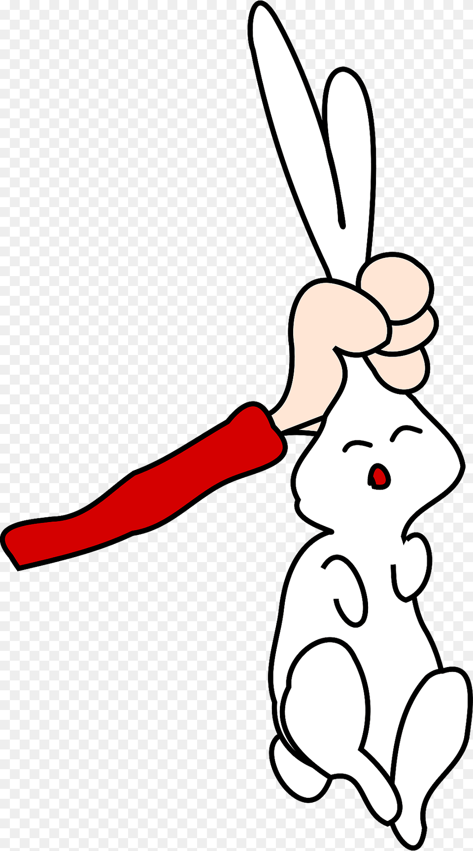 Rabbit In Hand Clipart, Baby, Person, Cutlery, Face Free Transparent Png