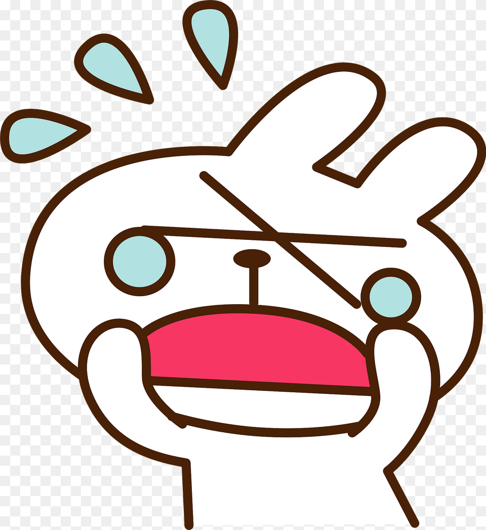 Rabbit Is Crying Clipart Free Png Download