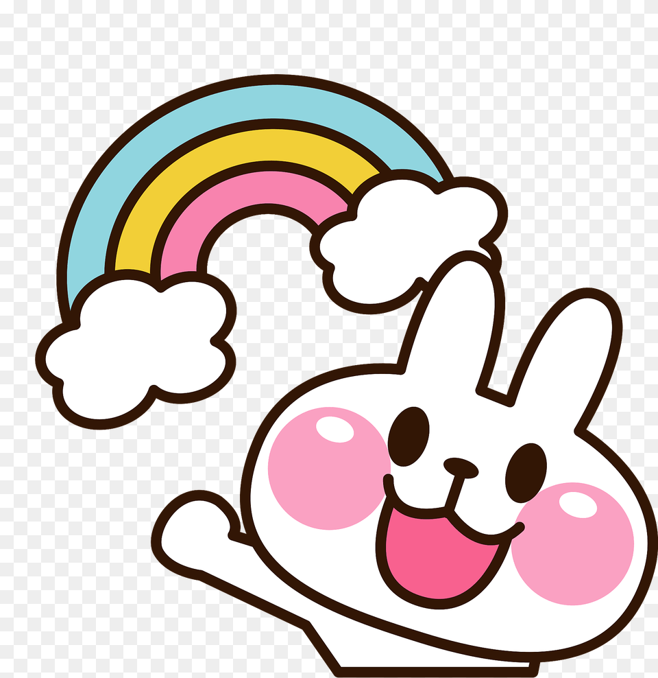 Rabbit Is Under A Rainbow Clipart, Dynamite, Weapon Free Png