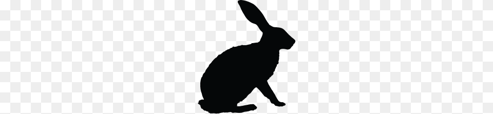 Rabbit Outline Clipart Clipart, Animal, Hare, Mammal, Rodent Free Png