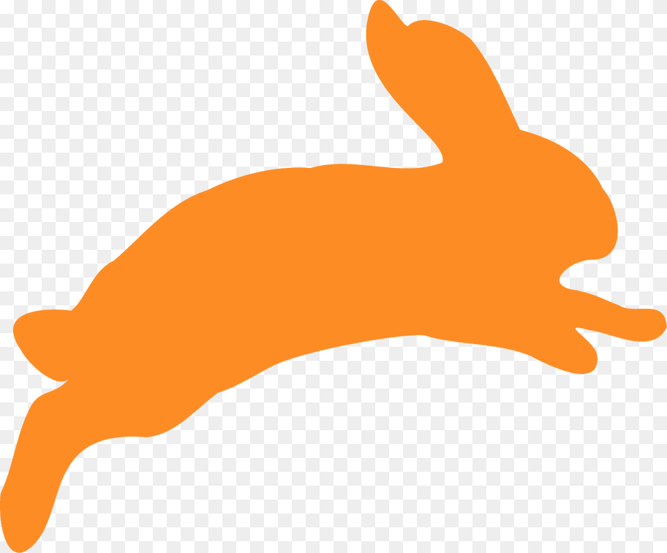 Rabbit Silhouette, Animal, Mammal, Bear, Wildlife Png Image