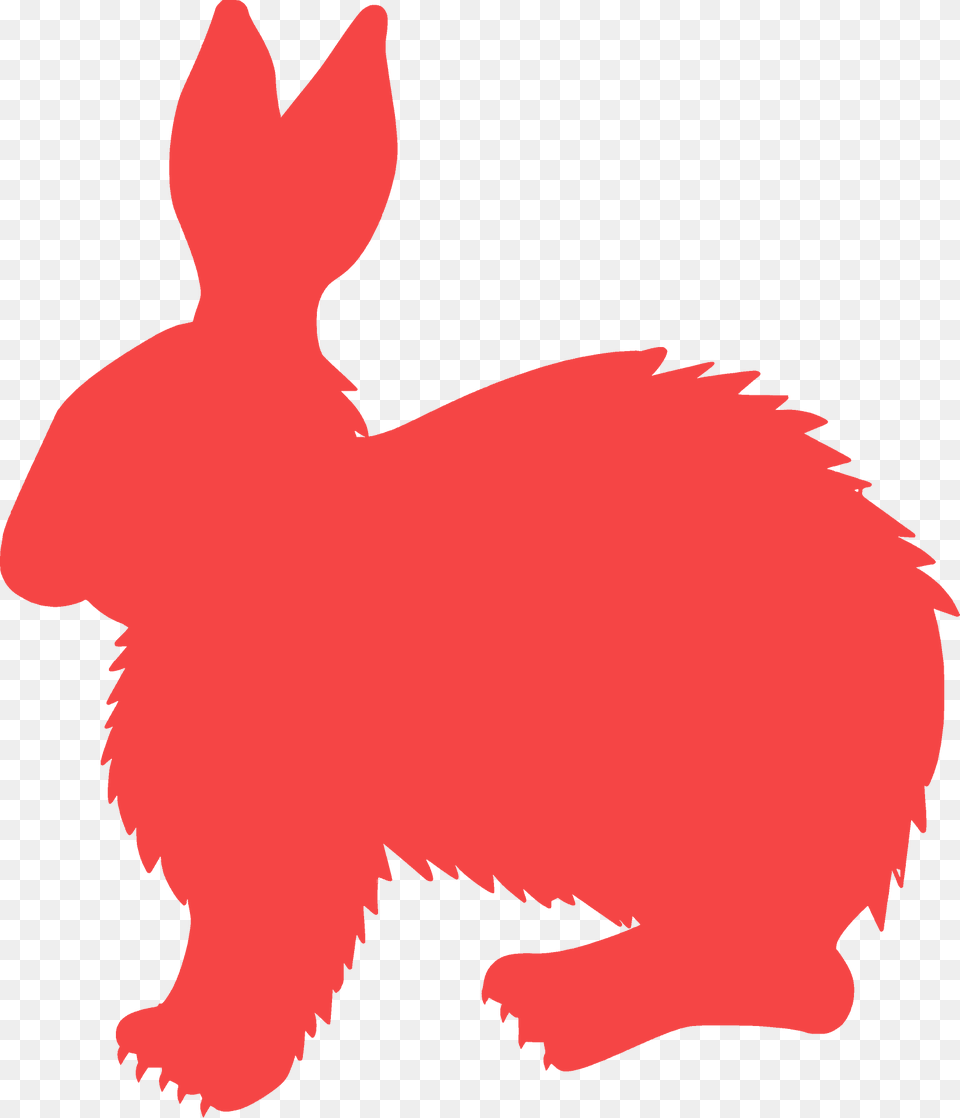 Rabbit Silhouette, Animal, Mammal Free Png