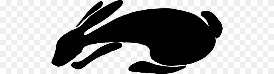 Rabbit Silhouette Clip Art Free Vector, Animal, Mammal, Stencil, Fish Png Image