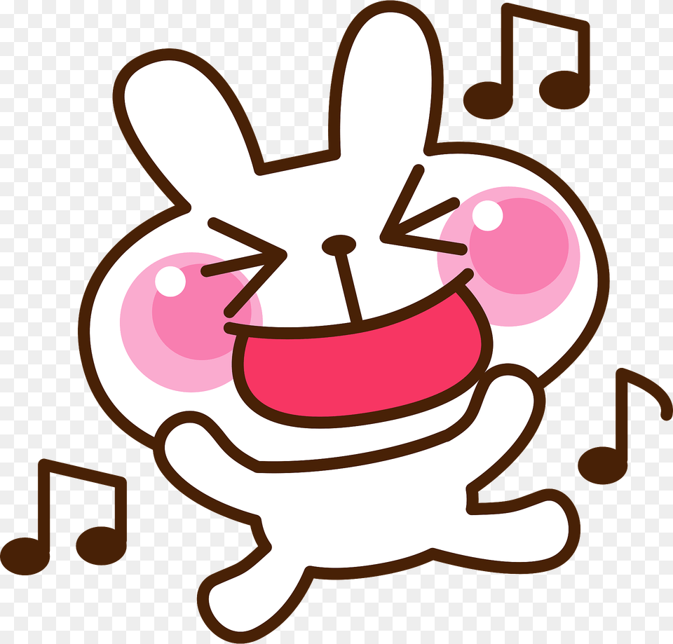 Rabbit Singing Joyfully Clipart, Dynamite, Weapon Free Png