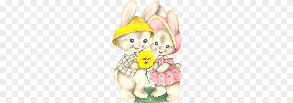 Rabbits Figurine, Toy Png