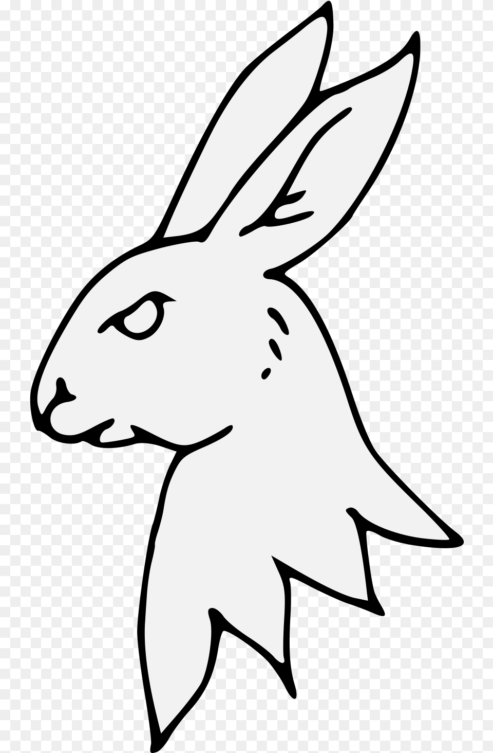 Rabbits, Stencil, Animal, Fish, Sea Life Free Png