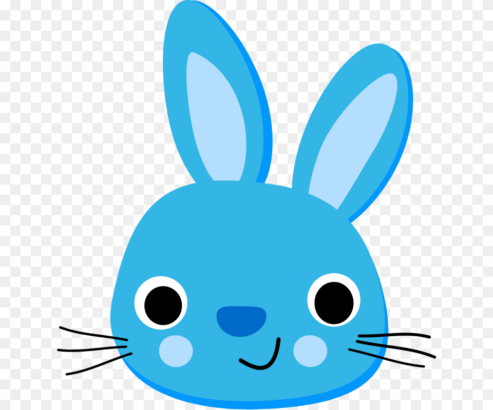 Rabits And Hareshareartwork Blue Bunny Clipart, Animal, Mammal, Rabbit, Fish Free Png