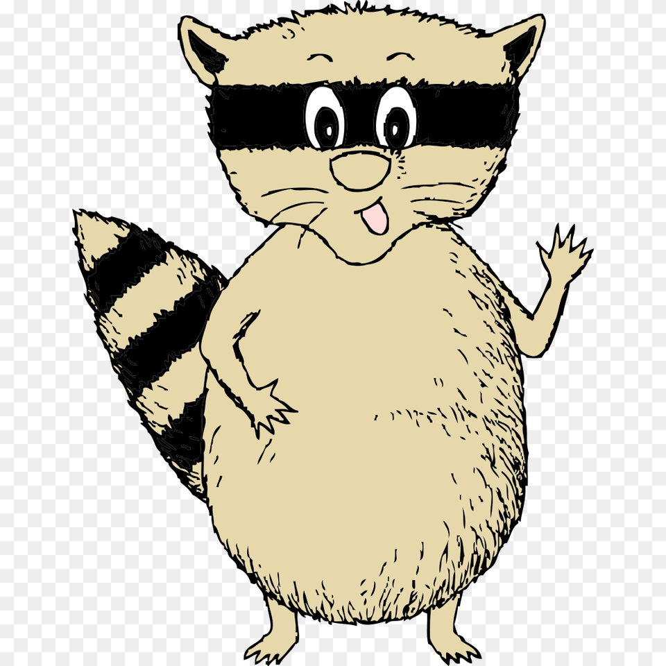 Raccoon Animal Mammal Vector Graphic On Pixabay Cartoon Raccoon Baby, Person, Face, Head Free Transparent Png
