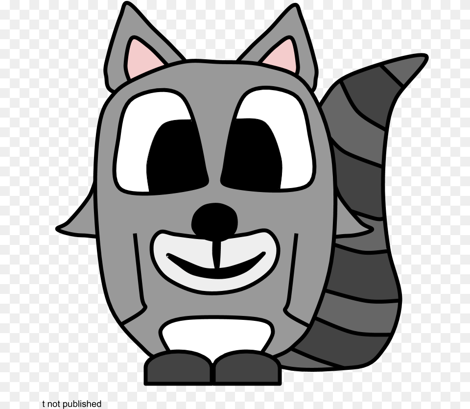 Raccoon Big Eyes Cartoon Animal Cartoon, Stencil, Ammunition, Grenade, Weapon Free Png