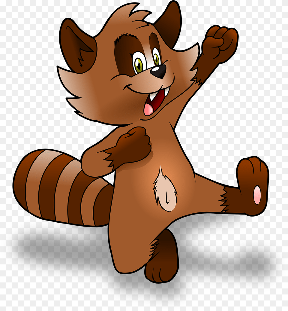 Raccoon Dog Clipart, Baby, Person, Animal, Mammal Png