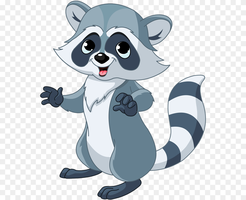 Raccoon Dog On Cartoon Raccoon, Animal, Kangaroo, Mammal Free Transparent Png