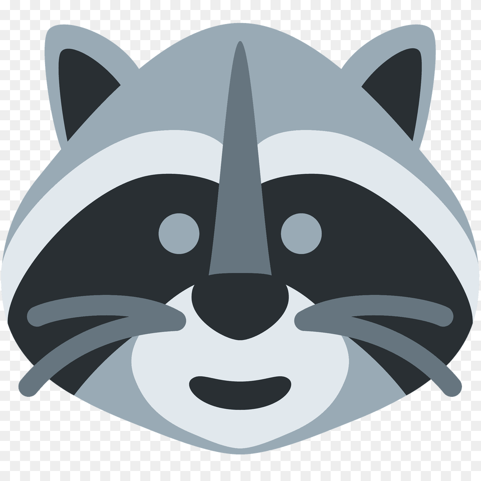 Raccoon Emoji Clipart, Stencil, Animal, Fish, Sea Life Free Png