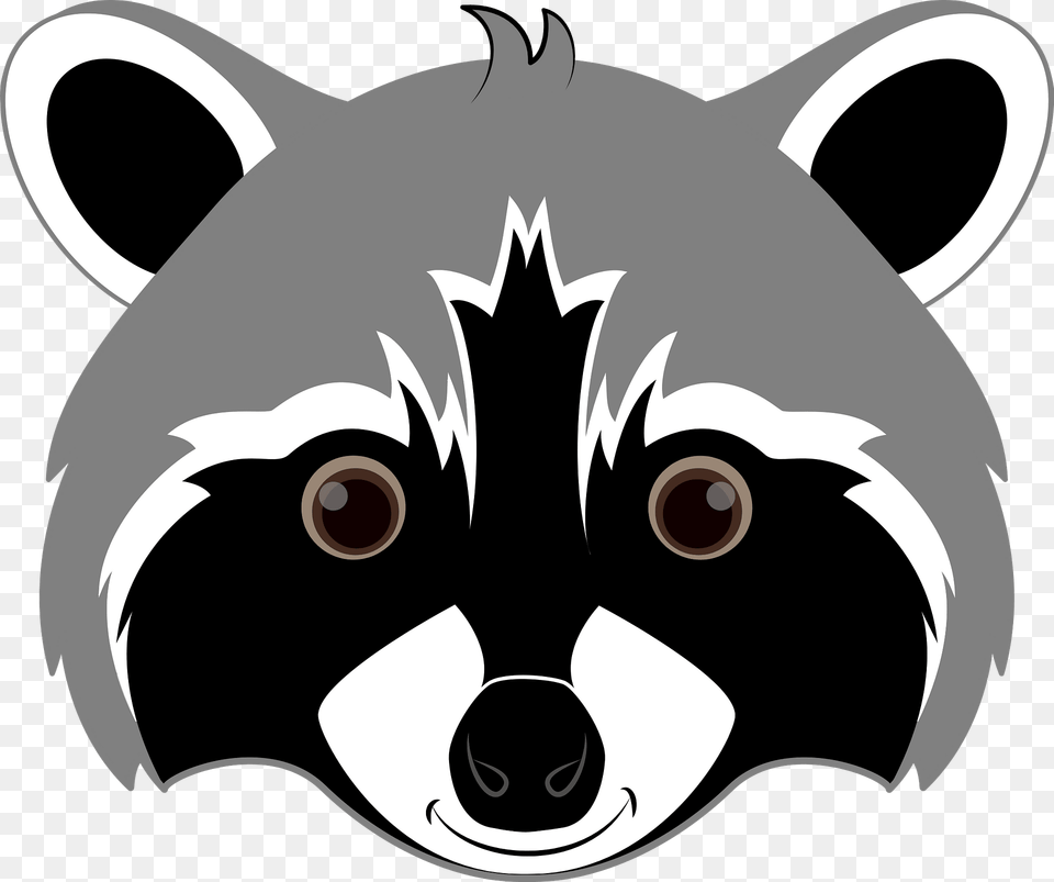 Raccoon Face Clipart, Animal, Bear, Mammal, Wildlife Free Png Download