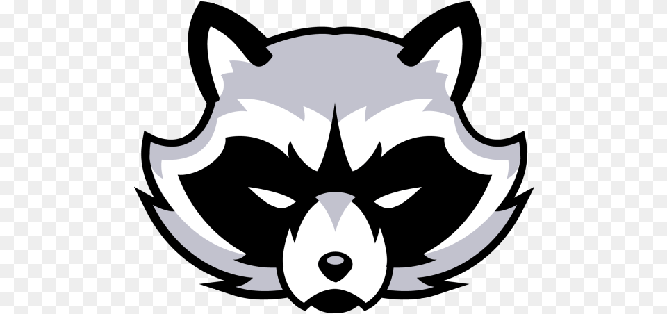 Raccoon Face Clipart, Stencil, Logo, Symbol, Animal Png