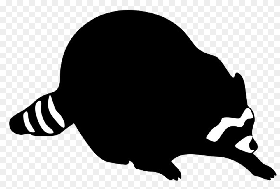 Raccoon Silhouette Silhouette Cameo, Animal, Mammal, Baby, Person Free Transparent Png