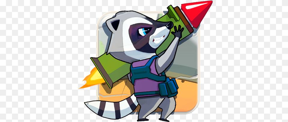 Raccoon Vs Aliens Download Apk For Fictional Character, Cleaning, Person, Art, Graphics Png Image