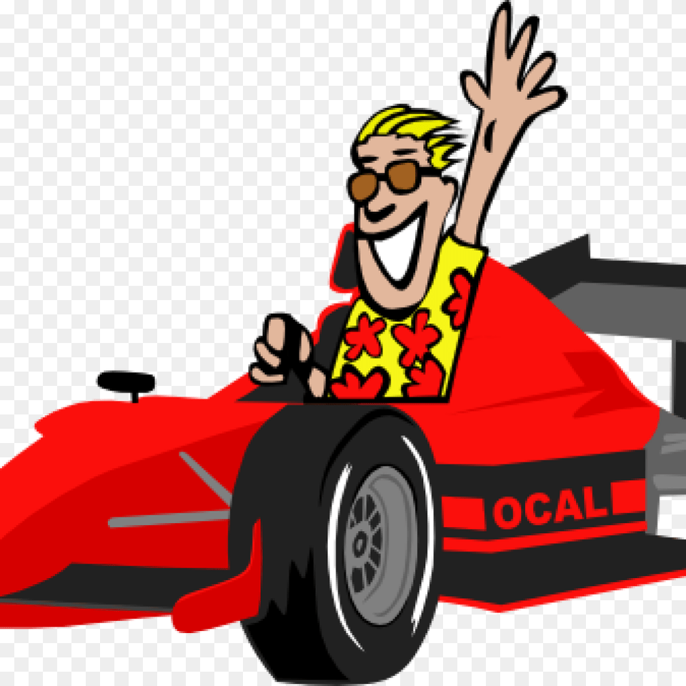 Race Car Clipart Red, Plant, Grass, Wheel, Machine Png