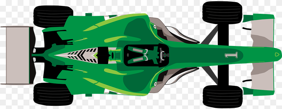 Race Car Clipart Top View Top Down Car Clipart, Grass, Lawn, Plant, Device Png Image