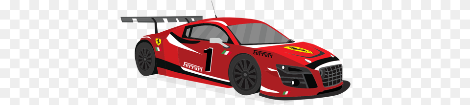Race Car File Mart Red Ferrari Racing Car, Machine, Sports Car, Transportation, Vehicle Png