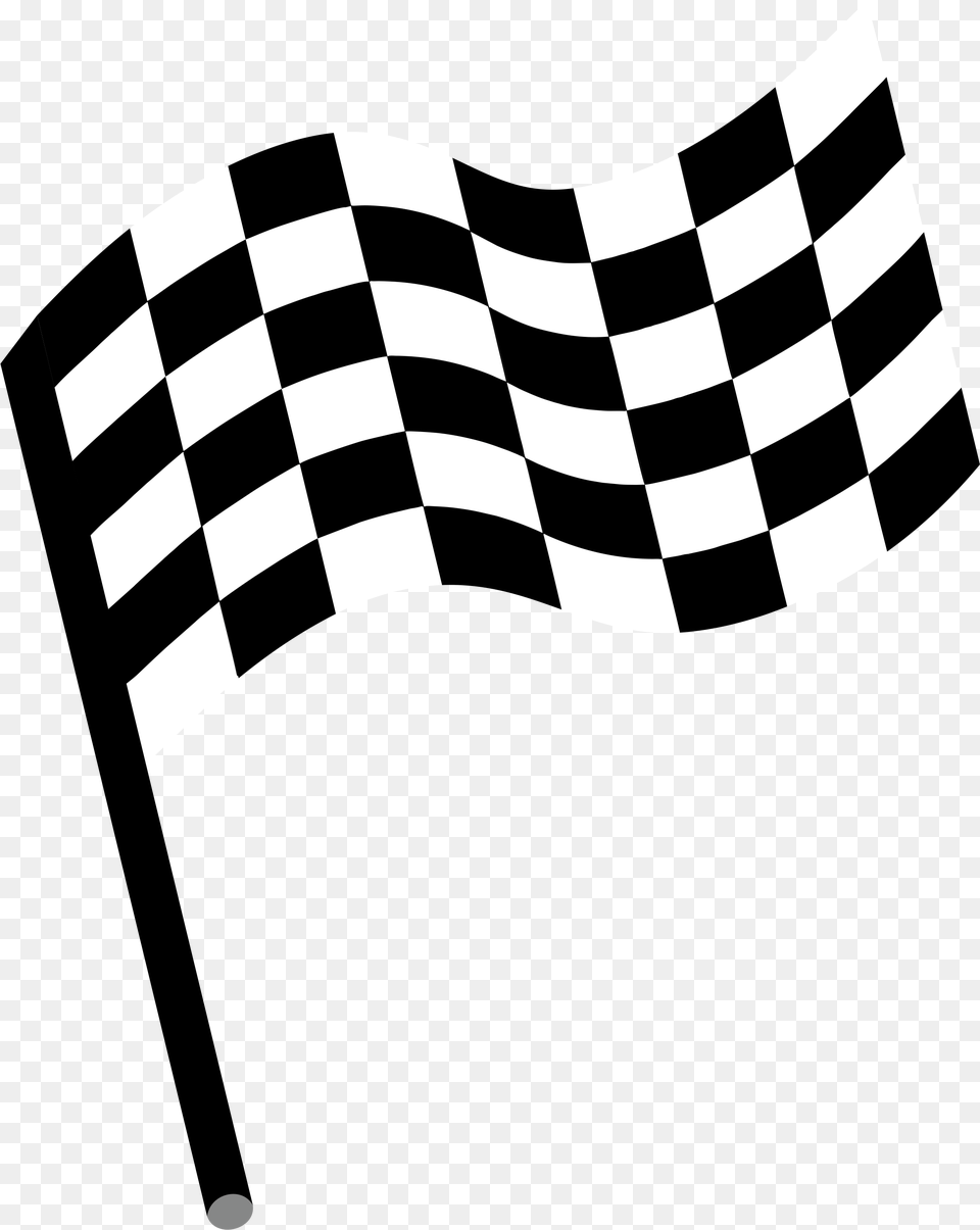 Race Car Flag Clip Art Bandeira De Corrida Racing Flag, Stencil, Accessories, Formal Wear, Tie Free Transparent Png