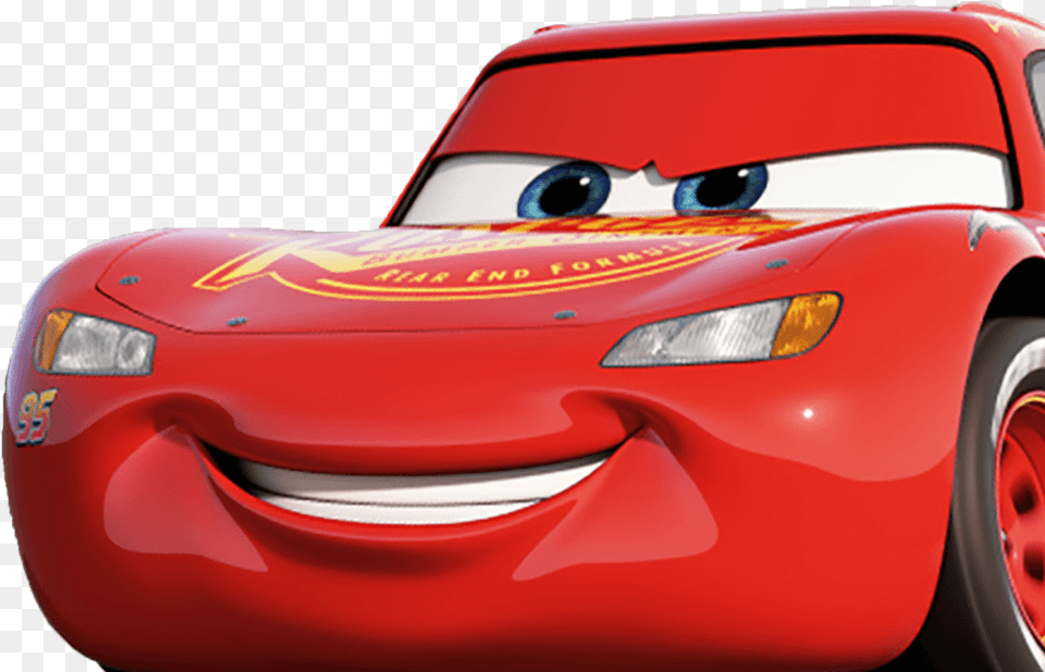 Race Car Lightning Mcqueen, Vehicle, Transportation, Sports Car, Alloy Wheel Png Image
