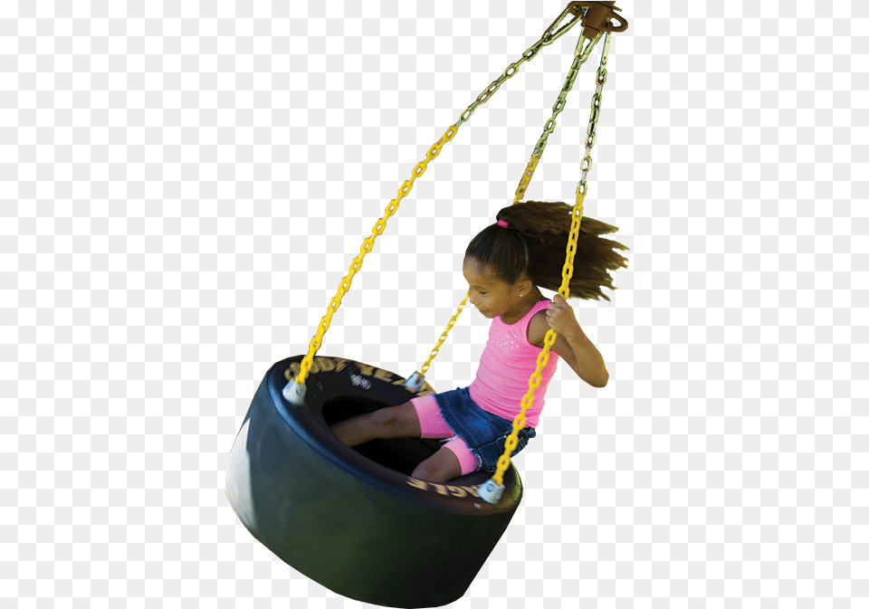 Race Car Tire Swing, Child, Female, Girl, Person Free Png
