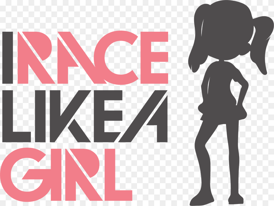 Race Like A Girl, Silhouette, Baby, Person, Advertisement Png Image