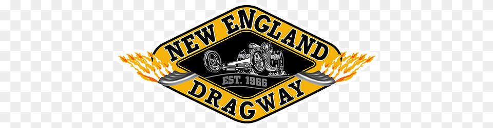 Race Track New England Dragway Epping Nh New England Dragway Logo, Badge, Symbol, Emblem Free Png Download