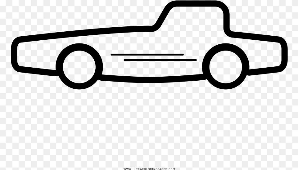 Racecar Coloring, Gray Png Image