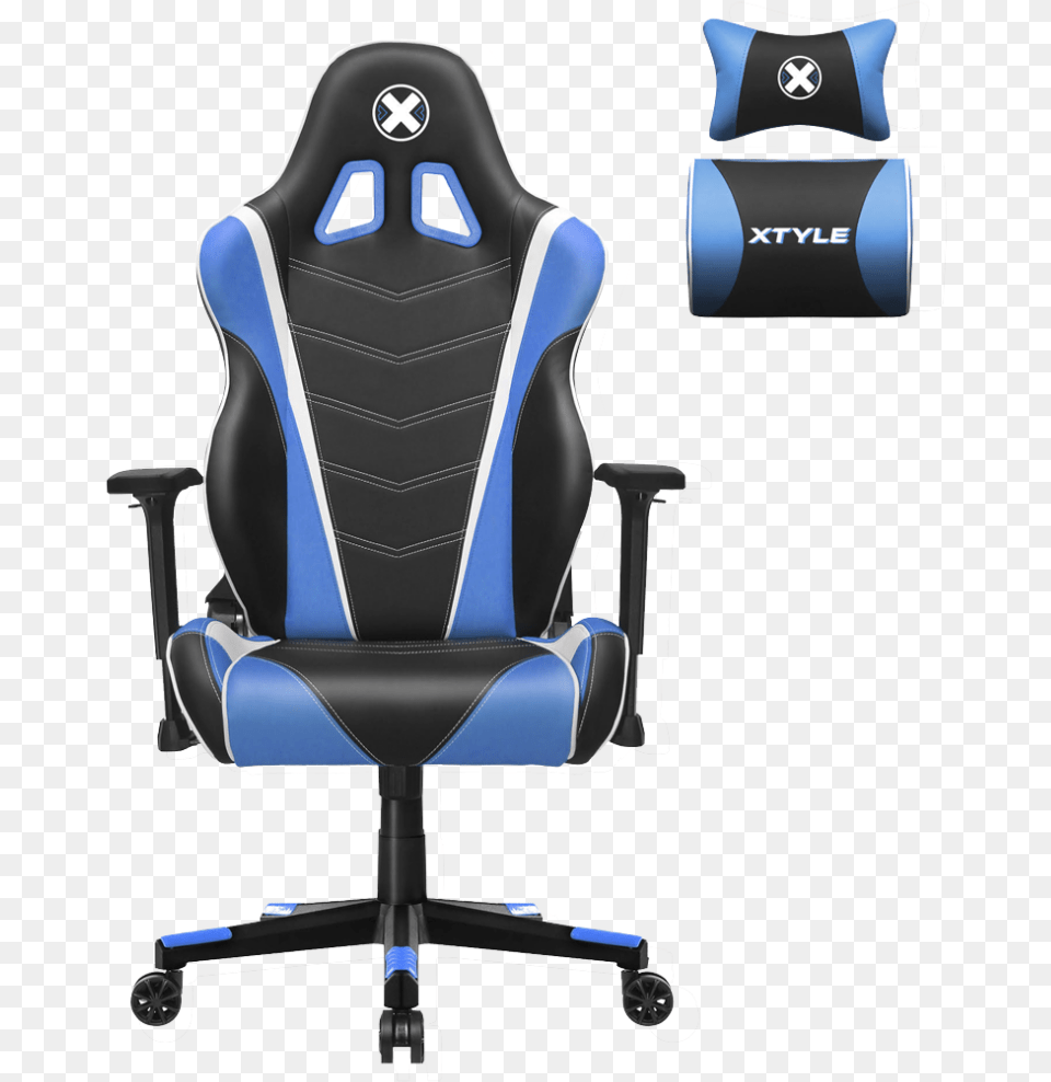 Racer Gaming Chair Blue, Cushion, Home Decor, Furniture, Crib Free Png