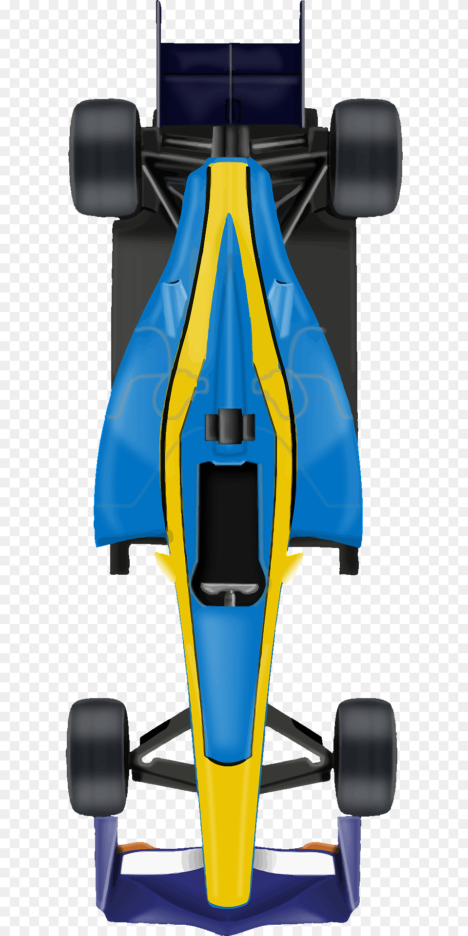Racing Car Blue And Yellow Clipart, Auto Racing, Transportation, Sport, Race Car Png