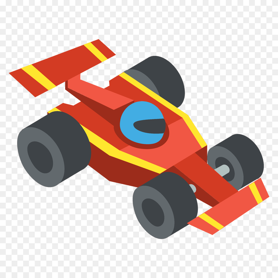 Racing Car Emoji Clipart, Auto Racing, Transportation, Sport, Race Car Png Image