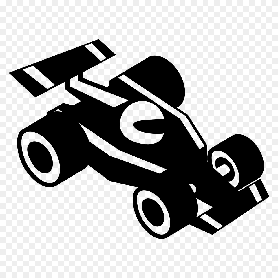 Racing Car Emoji Clipart, Grass, Plant, Auto Racing, Transportation Png Image