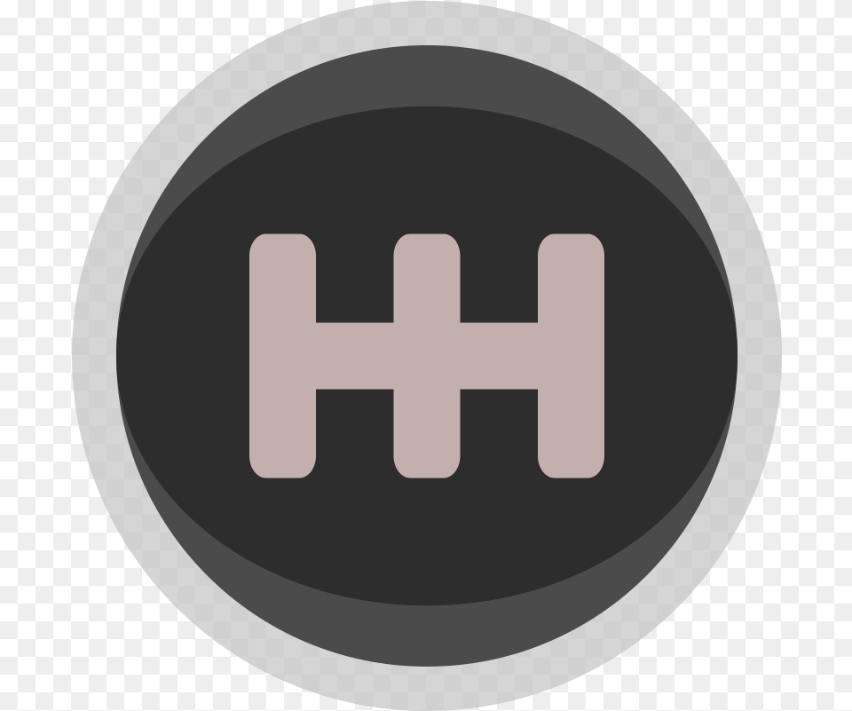 Racing Gear Shift Knob Icon Simple Circle, Disk Free Png