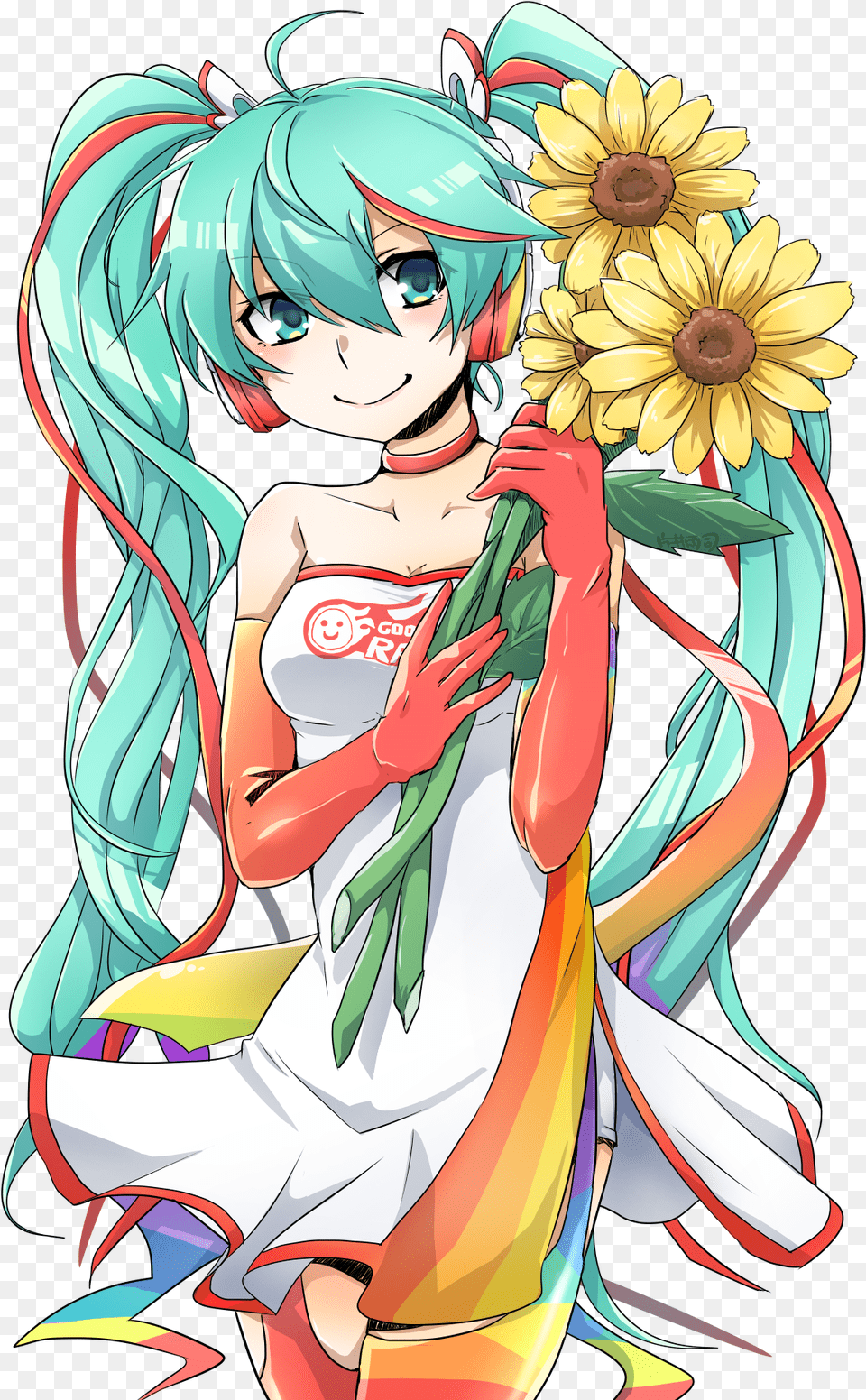 Racing Miku Render, Book, Comics, Publication, Person Png Image