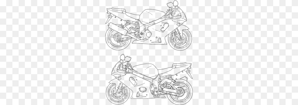 Racing Motorbike Gray Free Png