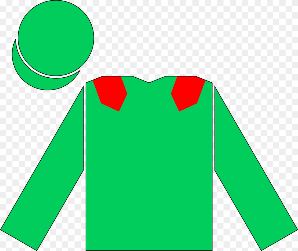 Racing Silks Of Aga Khan, Clothing, Green, Long Sleeve, Sleeve Free Transparent Png