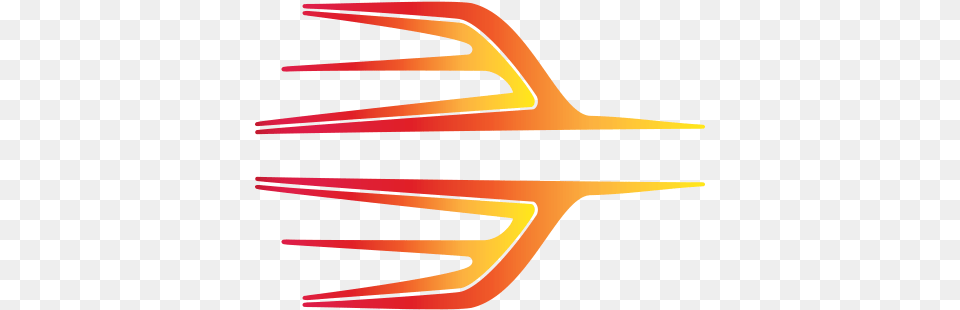 Racing Stripes Red Orange Yellow Orange, Cutlery, Fork Free Transparent Png