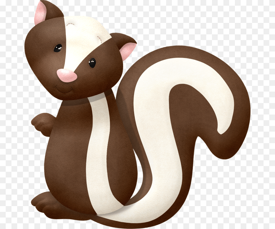 Racoon Clipart Skunk Squirrel, Plush, Toy, Food, Sweets Png
