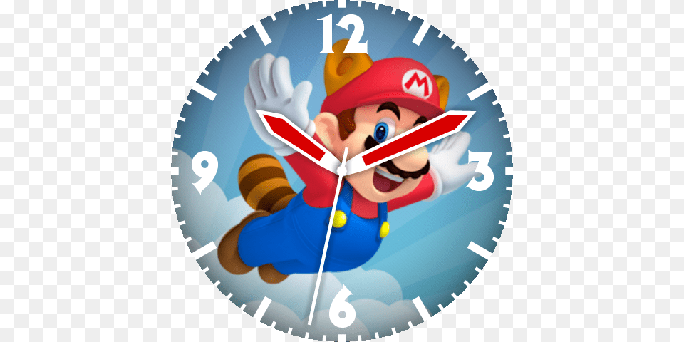 Racoon Mario Face New Version Super Mario Bros Unisex Hat Cap Luigi Hat, Baby, Person, Clock, Analog Clock Free Png