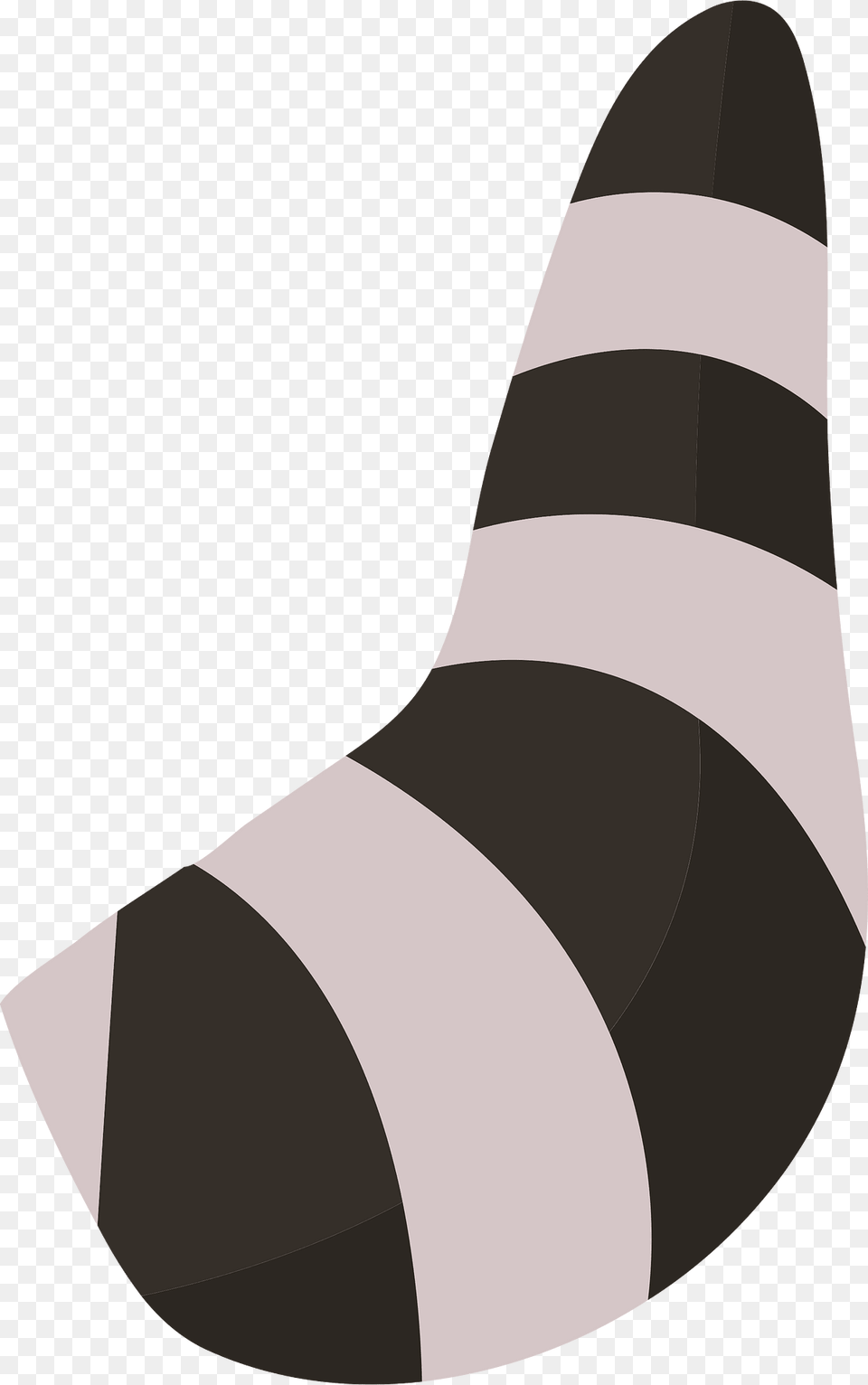 Racoon Tail Clipart, Sock, Clothing, Footwear, Hosiery Free Png Download