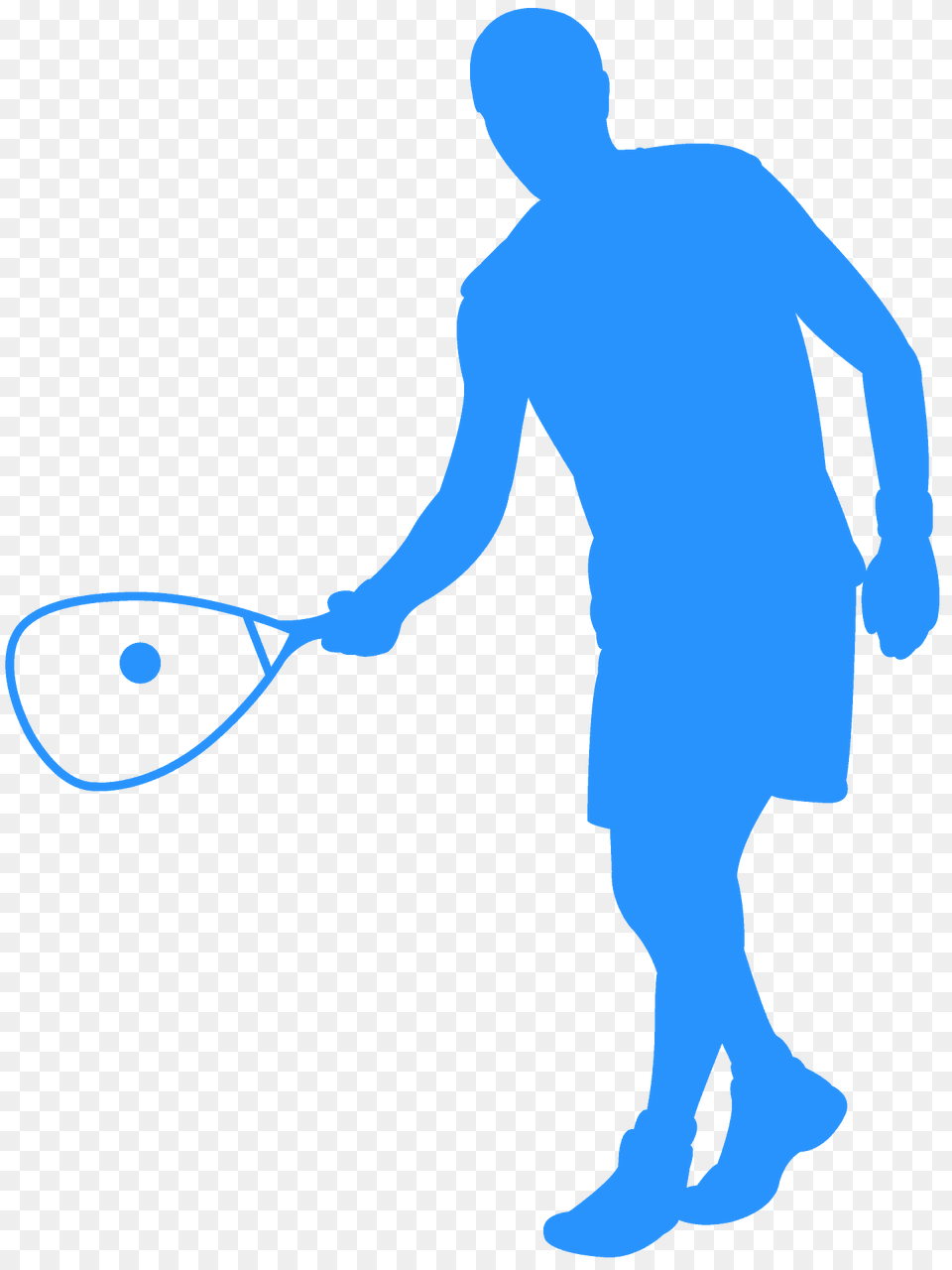 Racquetball Silhouette, Adult, Male, Man, Person Png