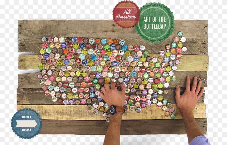 Rad Things You Can Make With Bottle Caps, Adult, Male, Man, Person Free Png