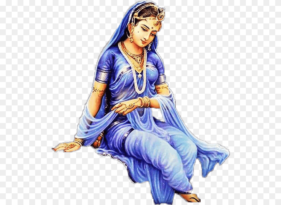 Radha Krishna God Krishna Lord Krishna Transparent Radha Rani, Adult, Female, Person, Woman Png Image