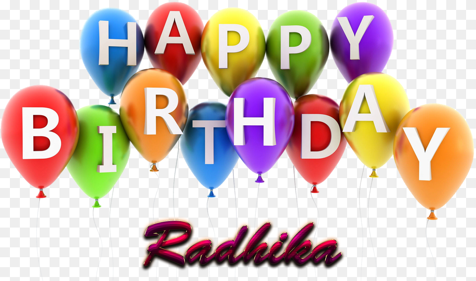 Radhika Transparent Image Happy Birthday Salman Name, Balloon, People, Person Free Png Download