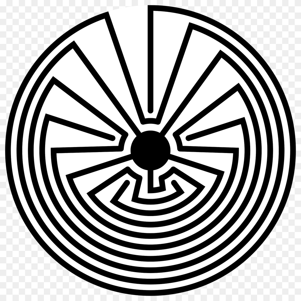 Radial Labyrinth Fivefold Clipart Png