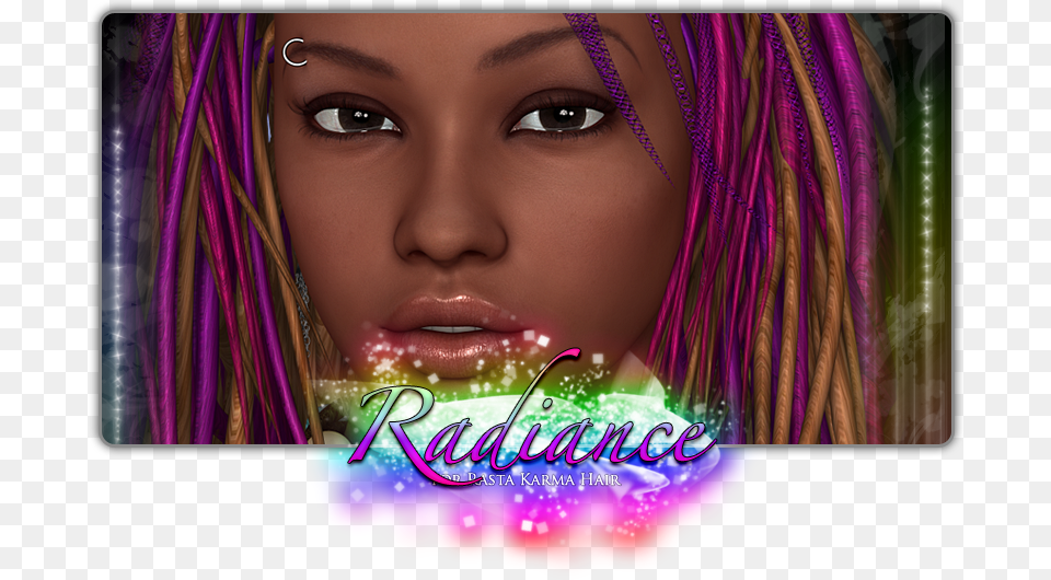 Radiance For Rasta Karma Hair Rasta Hair, Purple, Head, Portrait, Face Free Transparent Png
